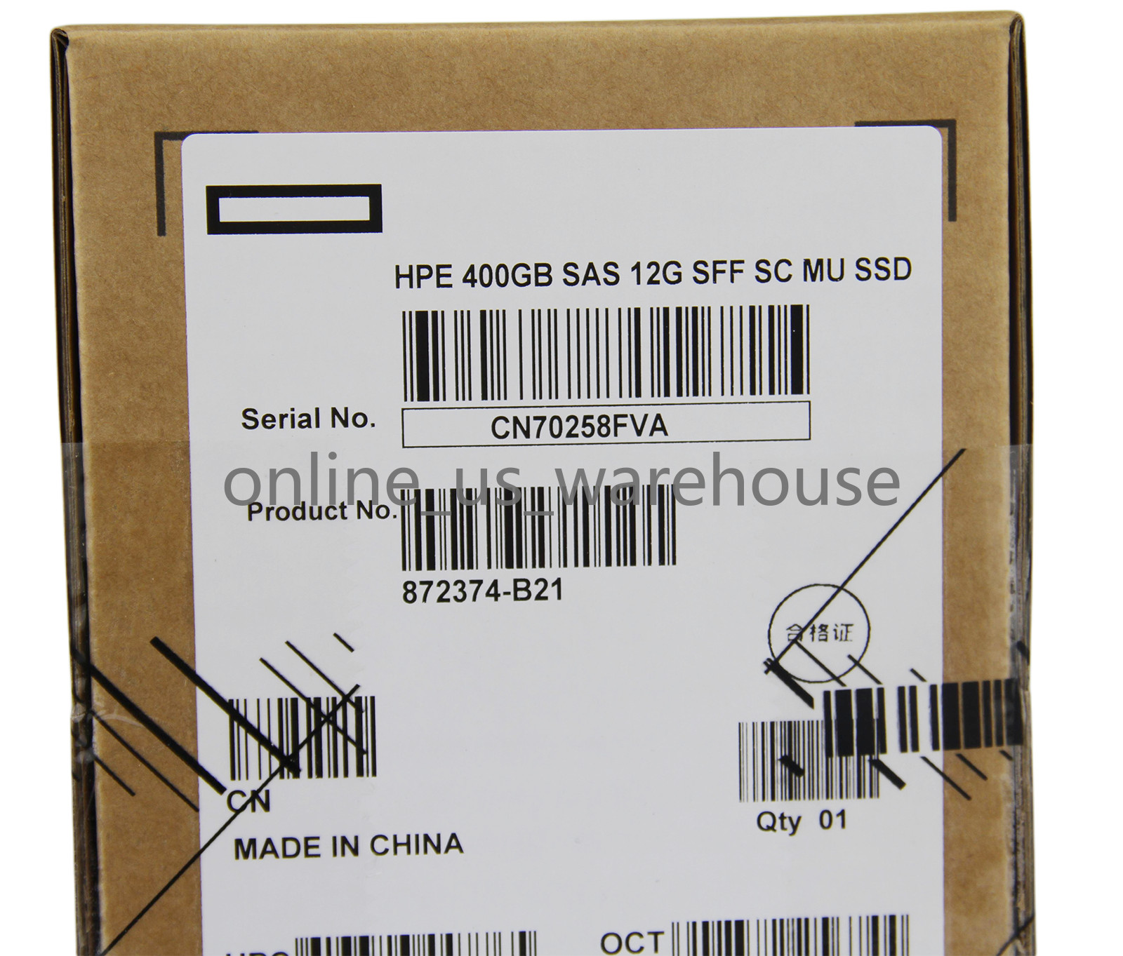 872373-001 872505-001 872374-B21 HPE SSD 400GB SAS 2.5″ SSD Solid State Drive