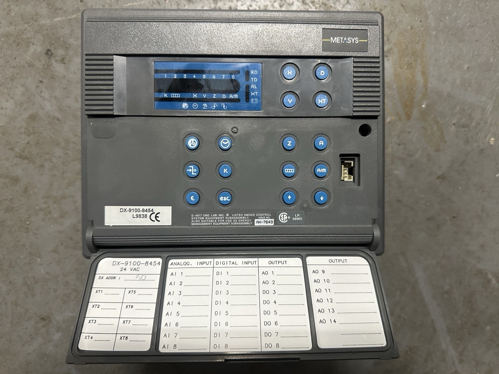 Johnson Controls Dx-9100-8454 Metasys Controller