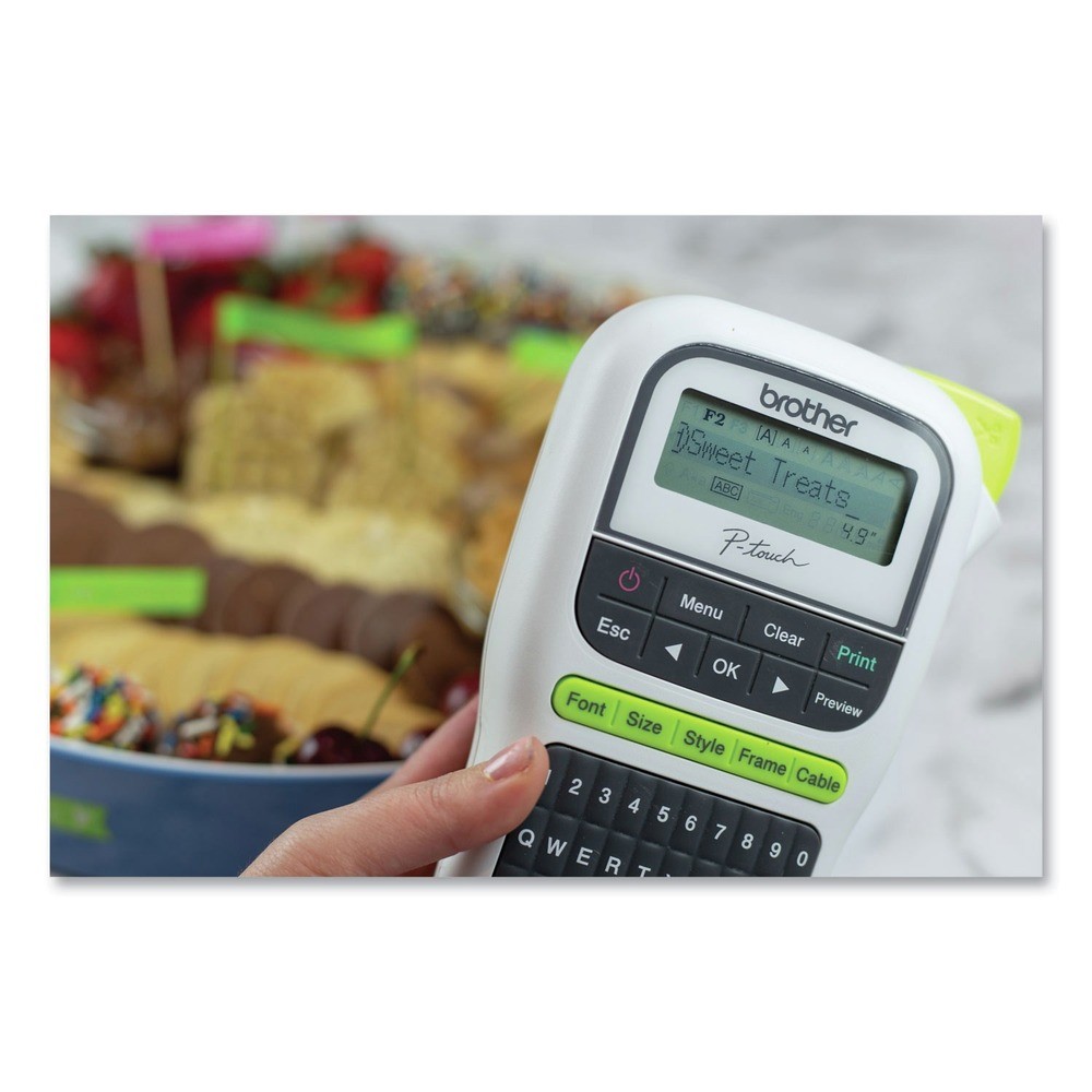 Brother P-Touch PTH110 4.5″ x 6.13″ x 2.5″ 2 Lines Easy Portable Label Maker New
