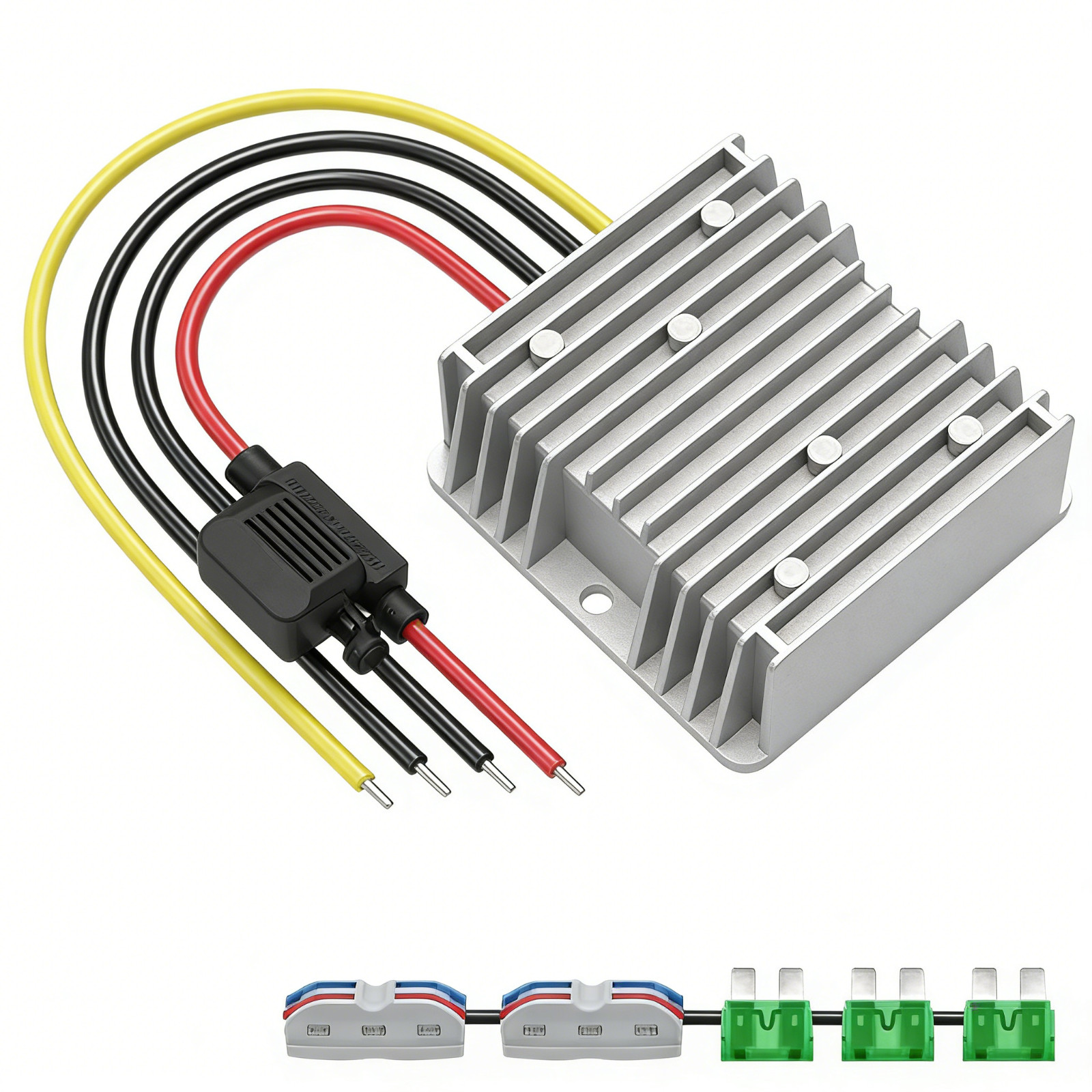 Golf Cart Voltage Reducer Power step downConverter DC 17-55V to DC 12V 20A 240W