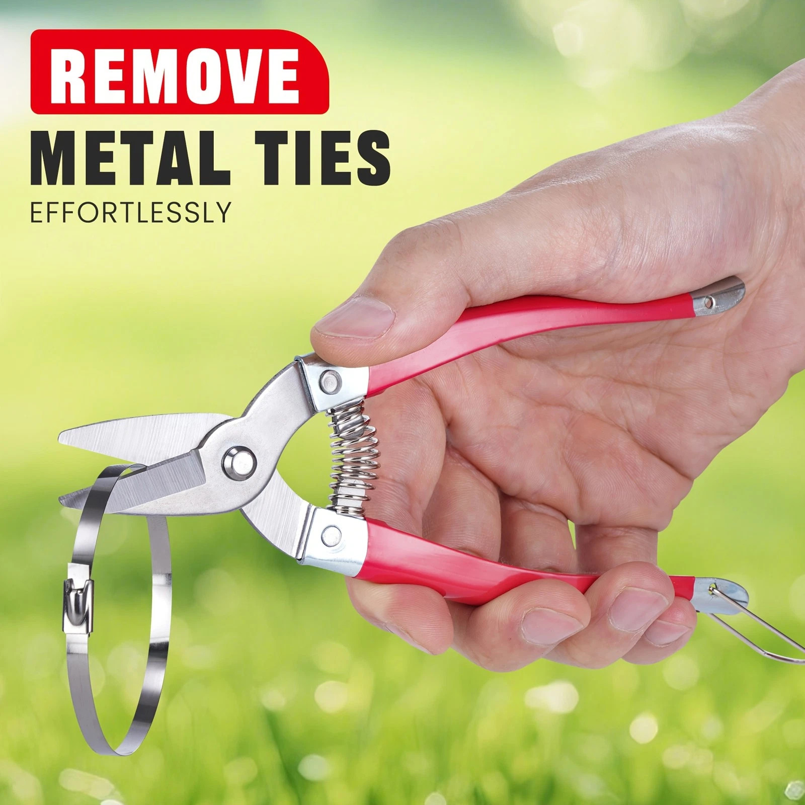 Cable Tie Tool Gun Stainless Steel Cable Tie Tool Repair W/150PCS Metal Zip Ties