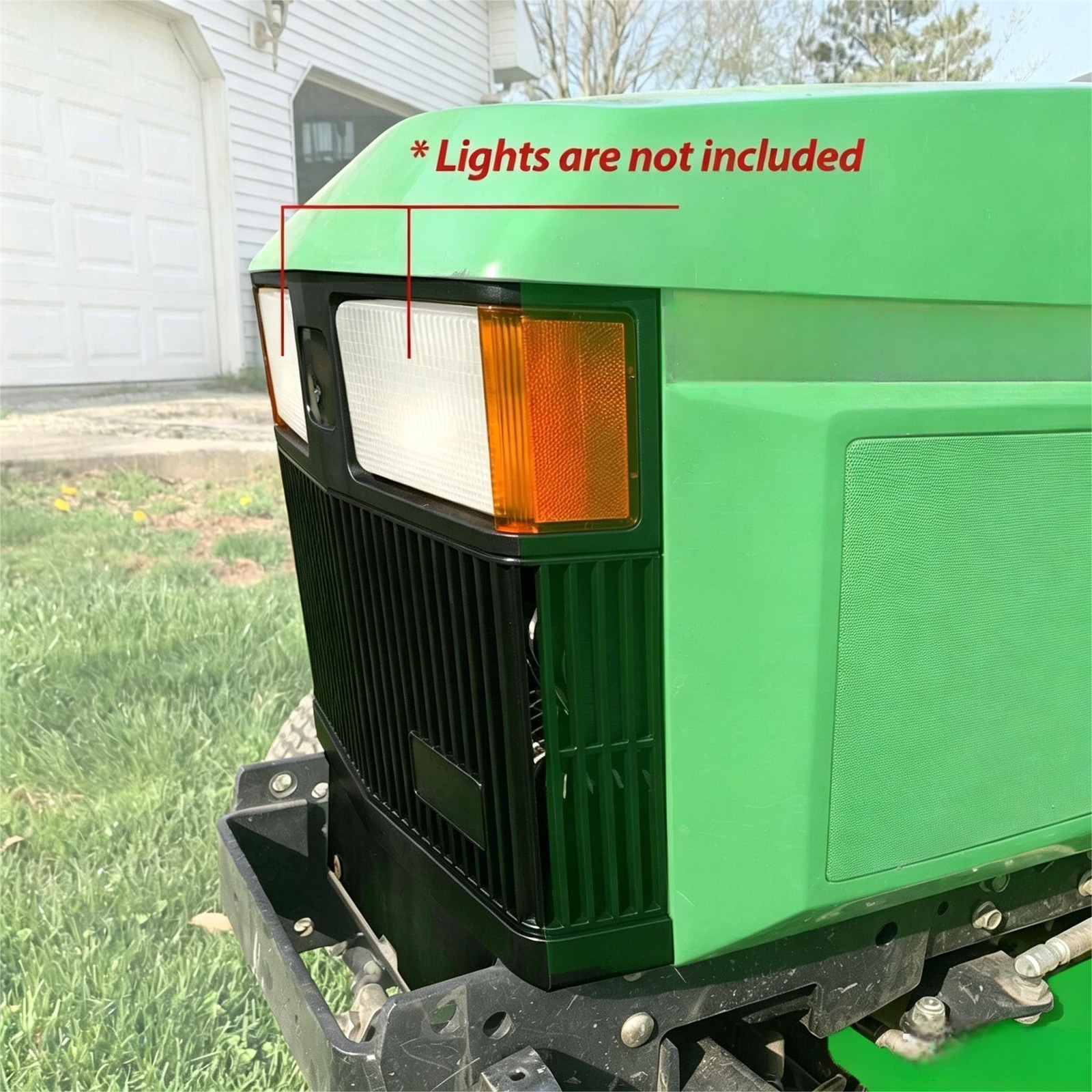 Black Front Grille Grill For John Deere 415 425 445 455 Tractor for AM116207