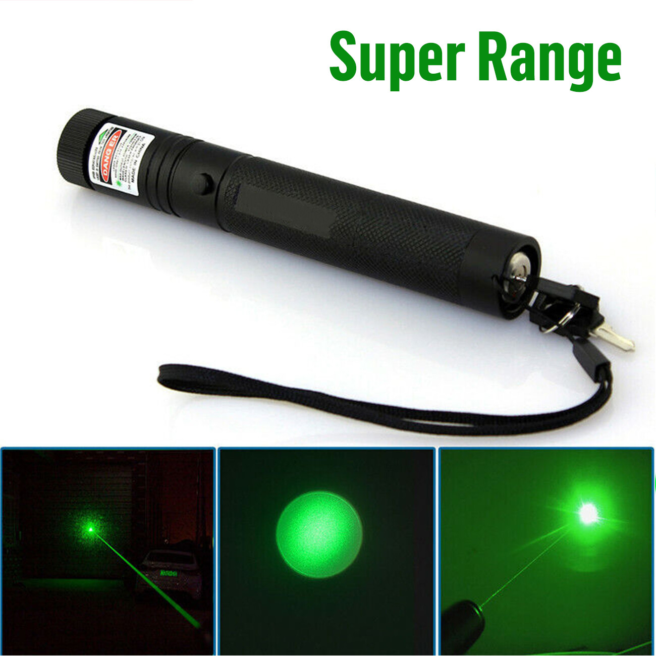 9900Miles 532nm Green Laser Pointer Pen Light Astronomy Beam Rechargeable Lazer