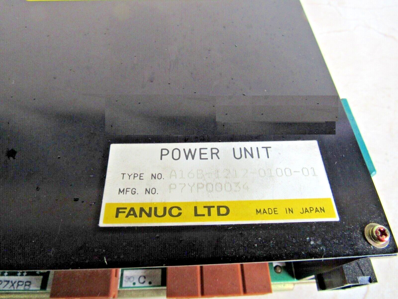 USED AND TESTED FANUC A16B-1212-0100-01 POWER SUPPLY EXCHANGE ONLY SALE