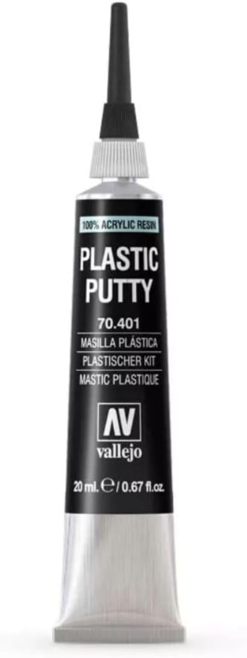 White Plastic Putty 20 ml | Perfect for Hobbyist Modeling & Repairs