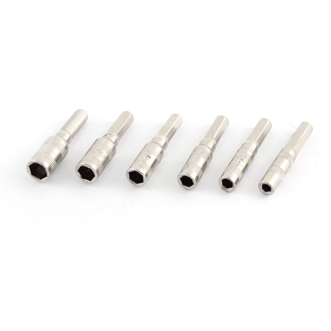 6 in 1 H4 Hexagon Shank 6 Points Hex Socket 2.5mm 3mm 3.5mm 4mm 4.5mm 5mm
