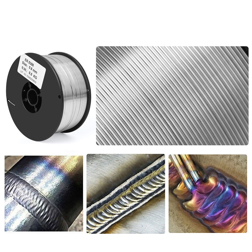 Hitbox® Aluminum Solid MIG Welding Wire .035 – 1 lb/0.5KG ER5356 For Welder New