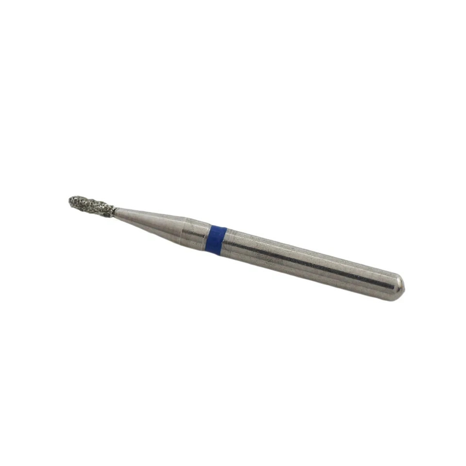 Dental 330 Diamond Bur 830/008M FG Pear Medium Grit Burs High Speed Burr 10Pc/PK