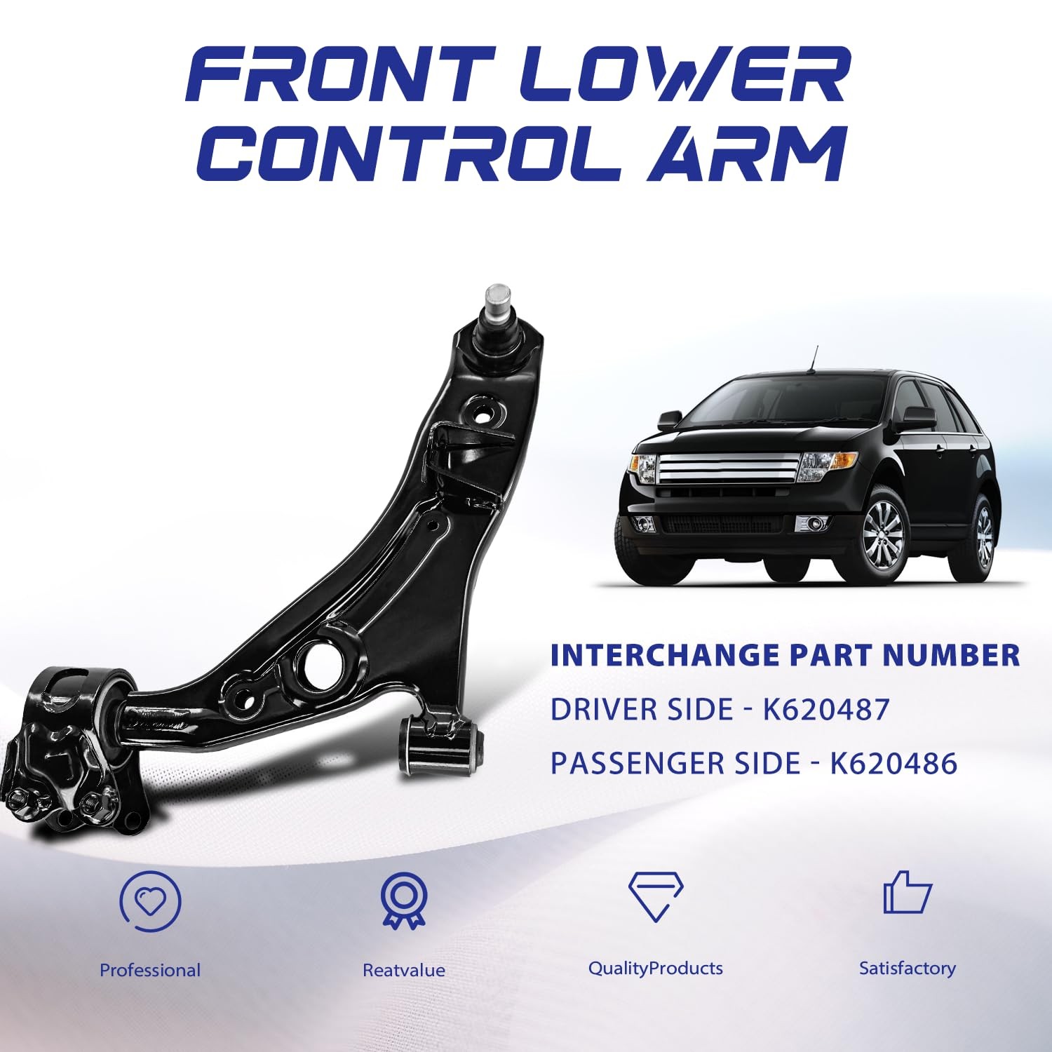 10pcs Suspension Kit Fits 2007-2014 Ford Edge 2007-2015 Lincoln MKX