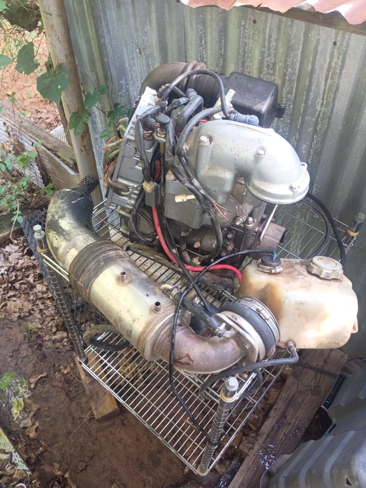 Kawasaki 750ss jetski Engine w/ Wiring Harness, Exhaust & Air Intake, carbs,ECU