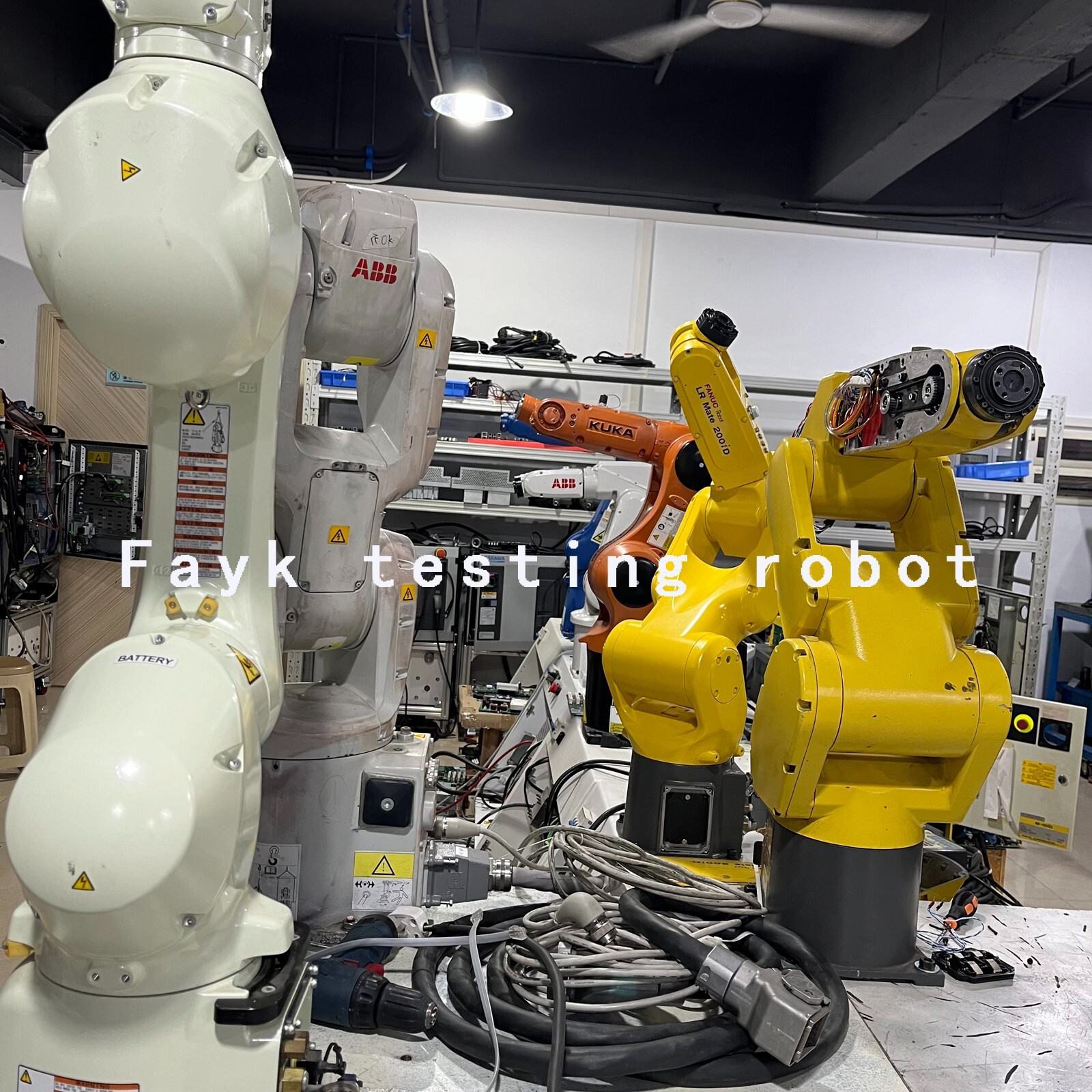 F FANUC Robot A05B-2256-C103 Teach Pendant wiring connection Cable plug line New