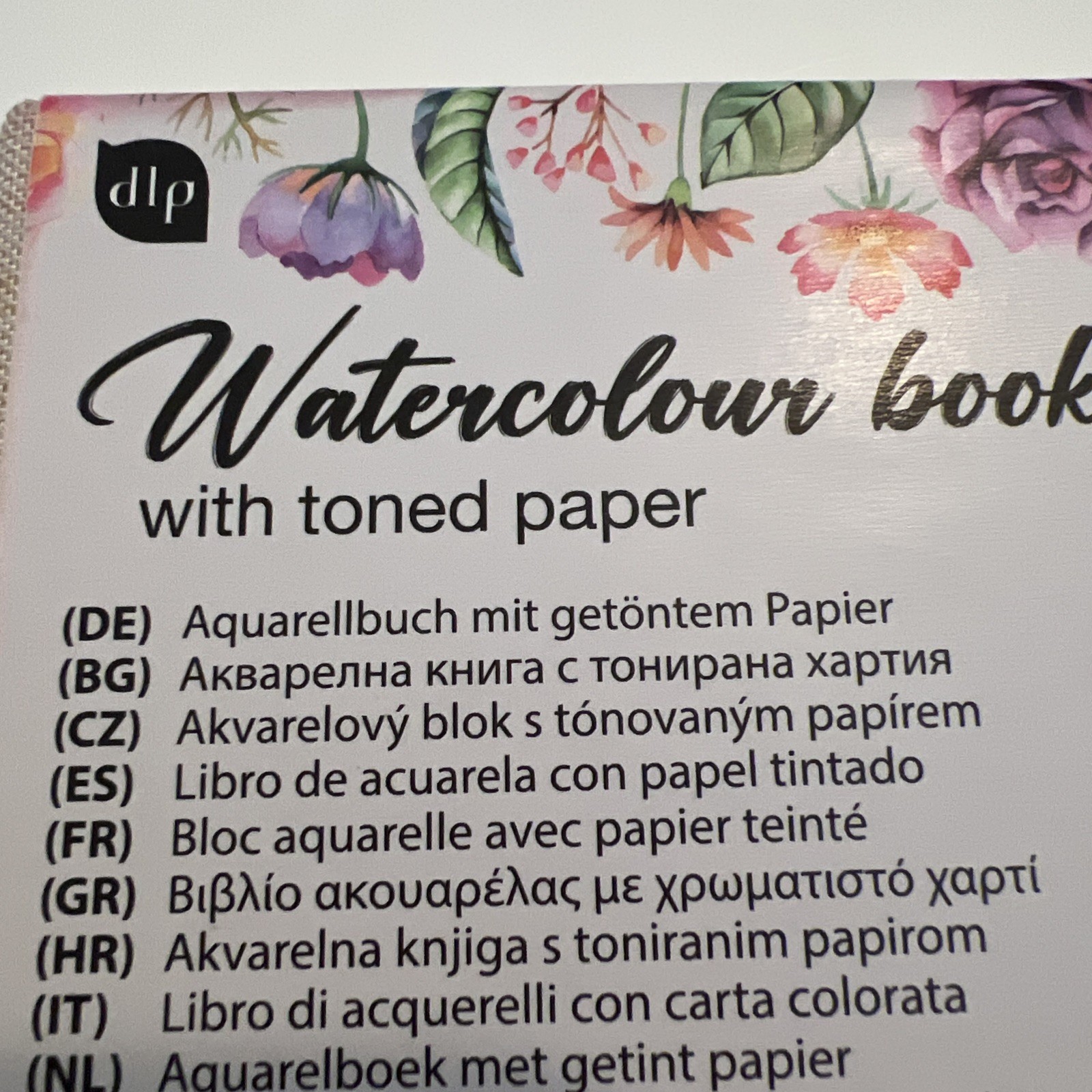 DLP Watercolor Sketch Book Square 5.5×5.5” Slightly Toned Paper 200 Gr 60 Pages