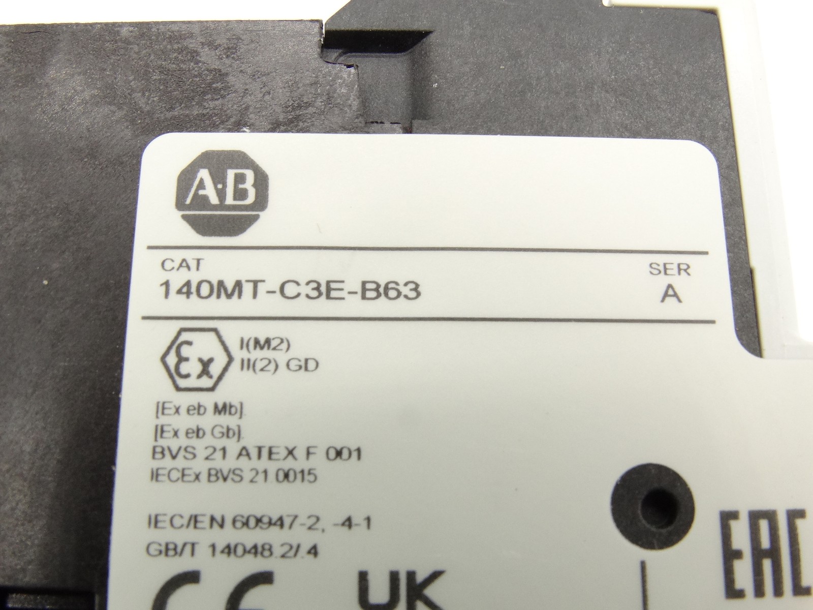 ALLEN BRADLEY 140MT-C3E-B63 CIRCUIT BREAKER