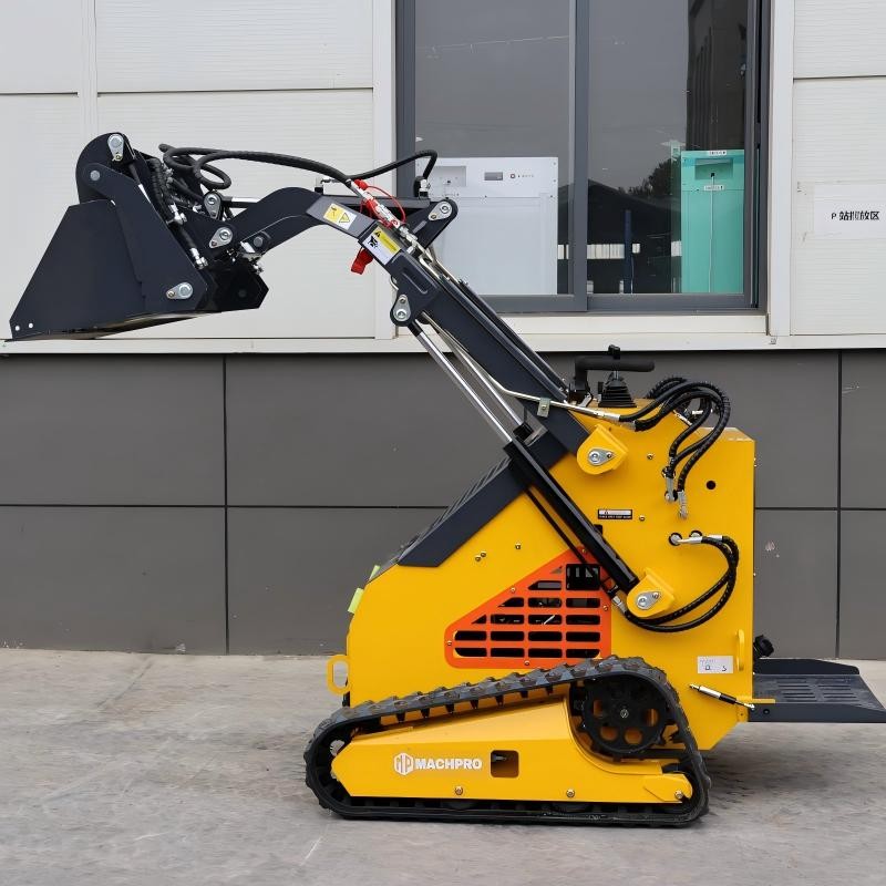 Mini Skid Steer Loader 24HP 4-in-1 Bucket 3-Stage Pump Hydraulic System 2026 New