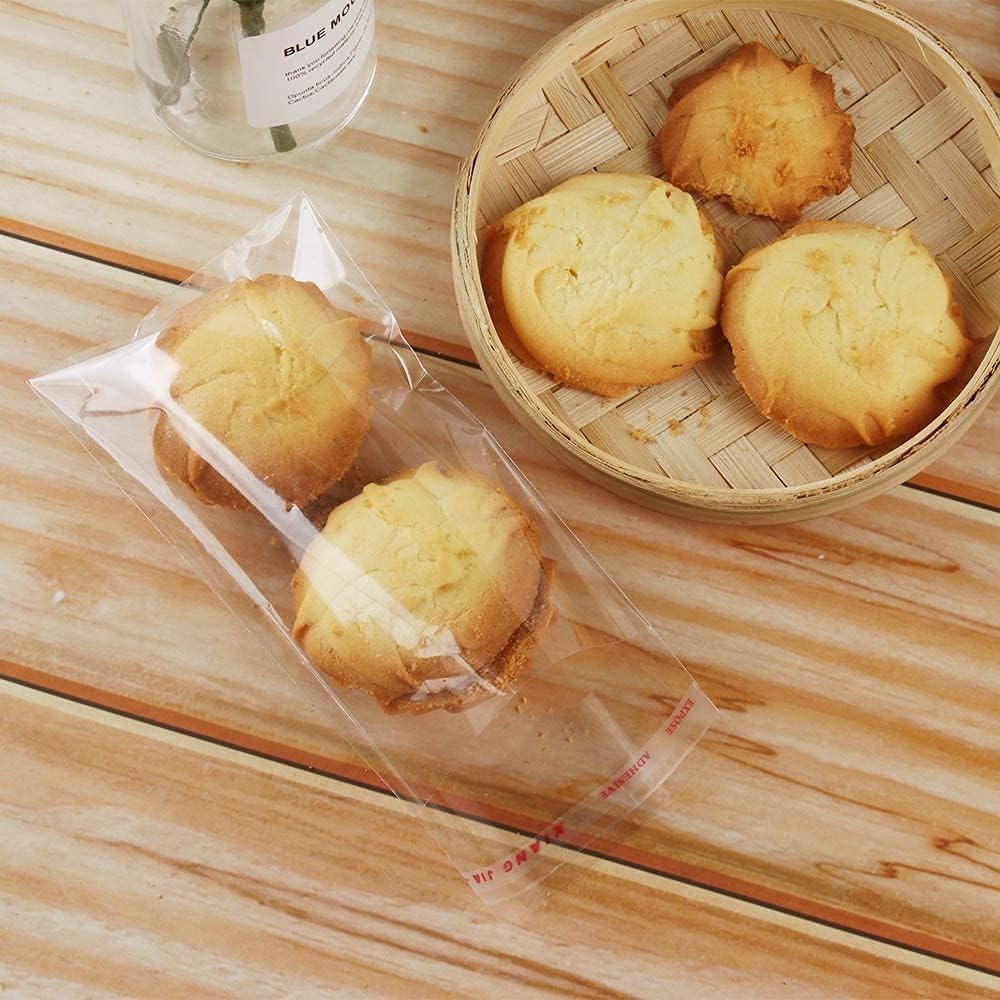 Clear Poly Bags Resealable Plastic Packing T-Shirt Apparel Self Seal Cello Lip