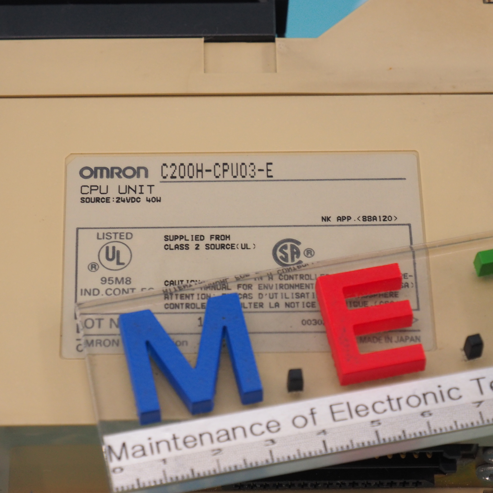 Omron Sysmac C200H Cpu Unit C200H-Cpu03-E C200Hcpu03E 60Days Warranty