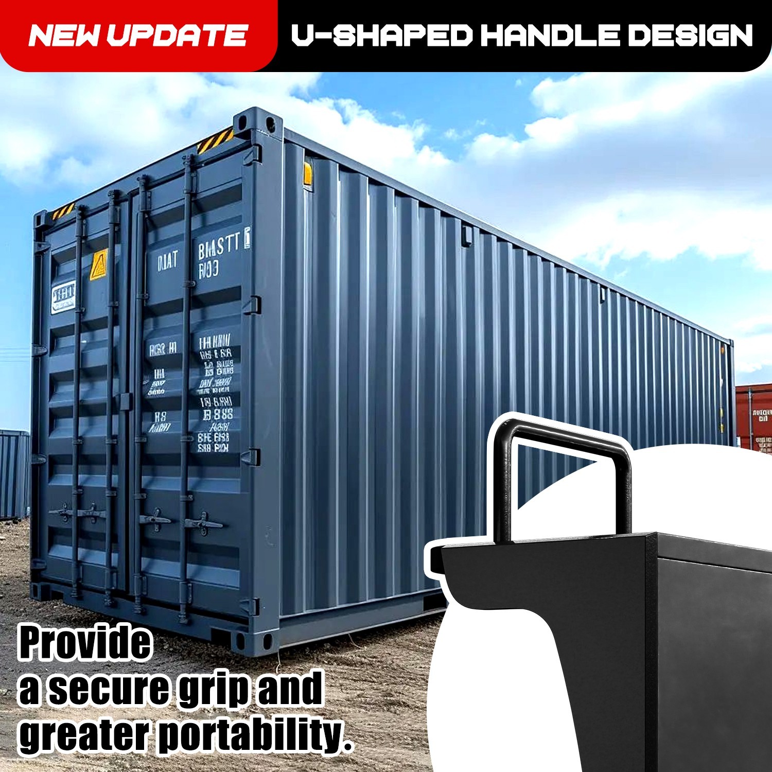 2PK 6 x 5.5 Lug Shipping Container Wheel Kit 8800 lb for 20–40 ft Containers