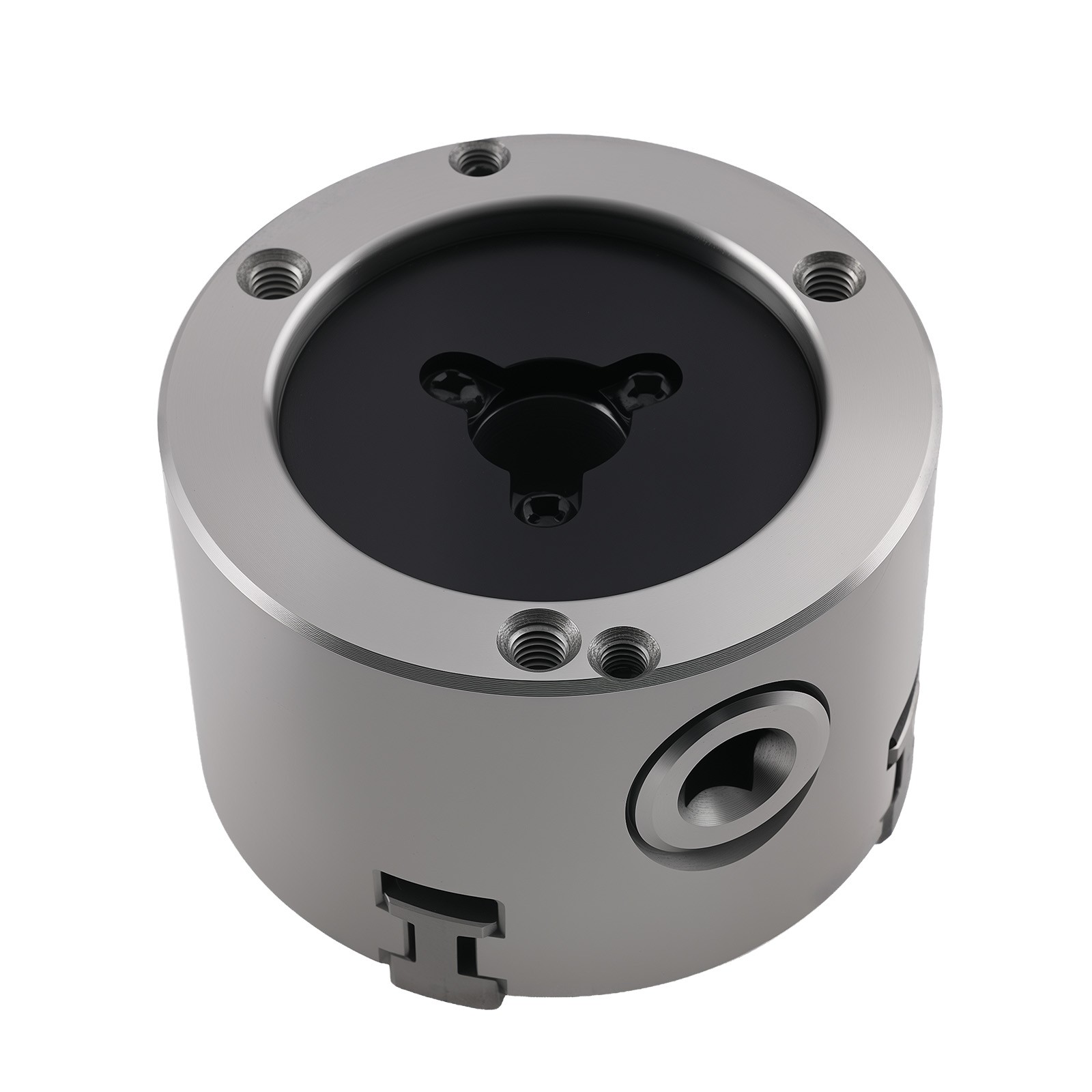 4 Jaw Self Centering Metal Chuck K12-80 80mm for Bench Lathes Plain Back