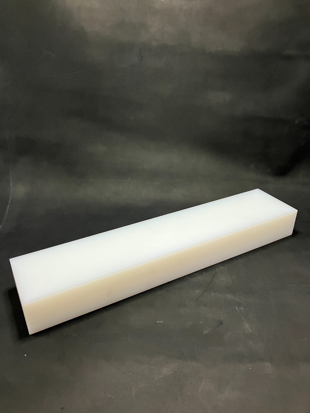 White Polyethylene Plastic PE Block 2″x3.87″x18.5″ CNC Machinable (b03)