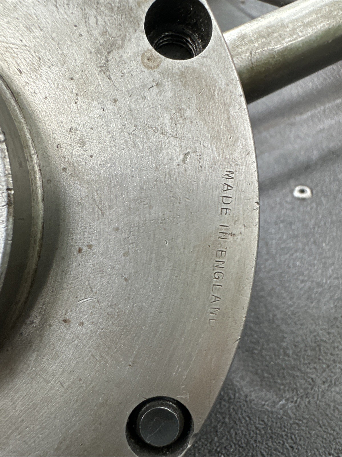 Hardinge Taper 6-1/4″ Bison 3 Jaw (2pc) Metal Lathe Chuck Poland Adjustru