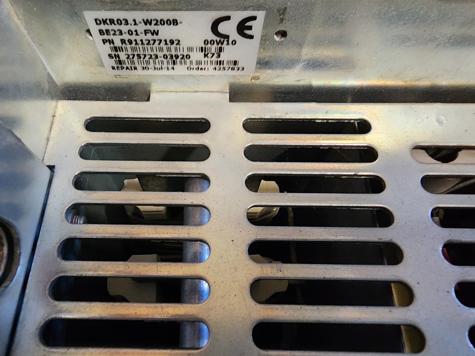 Rexroth Indramat r911277192 dkr03.1-w200b-be23-01-fw
