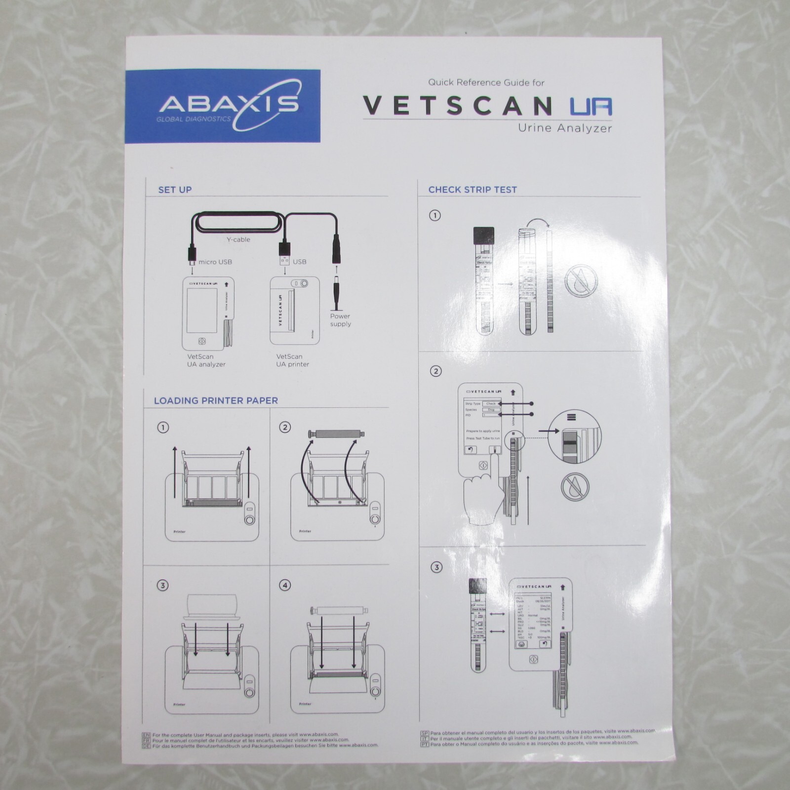 Abaxis Vetscan VS2 Chemistry Analyzer Veterinary Lab Equipment Zoetis + Extras