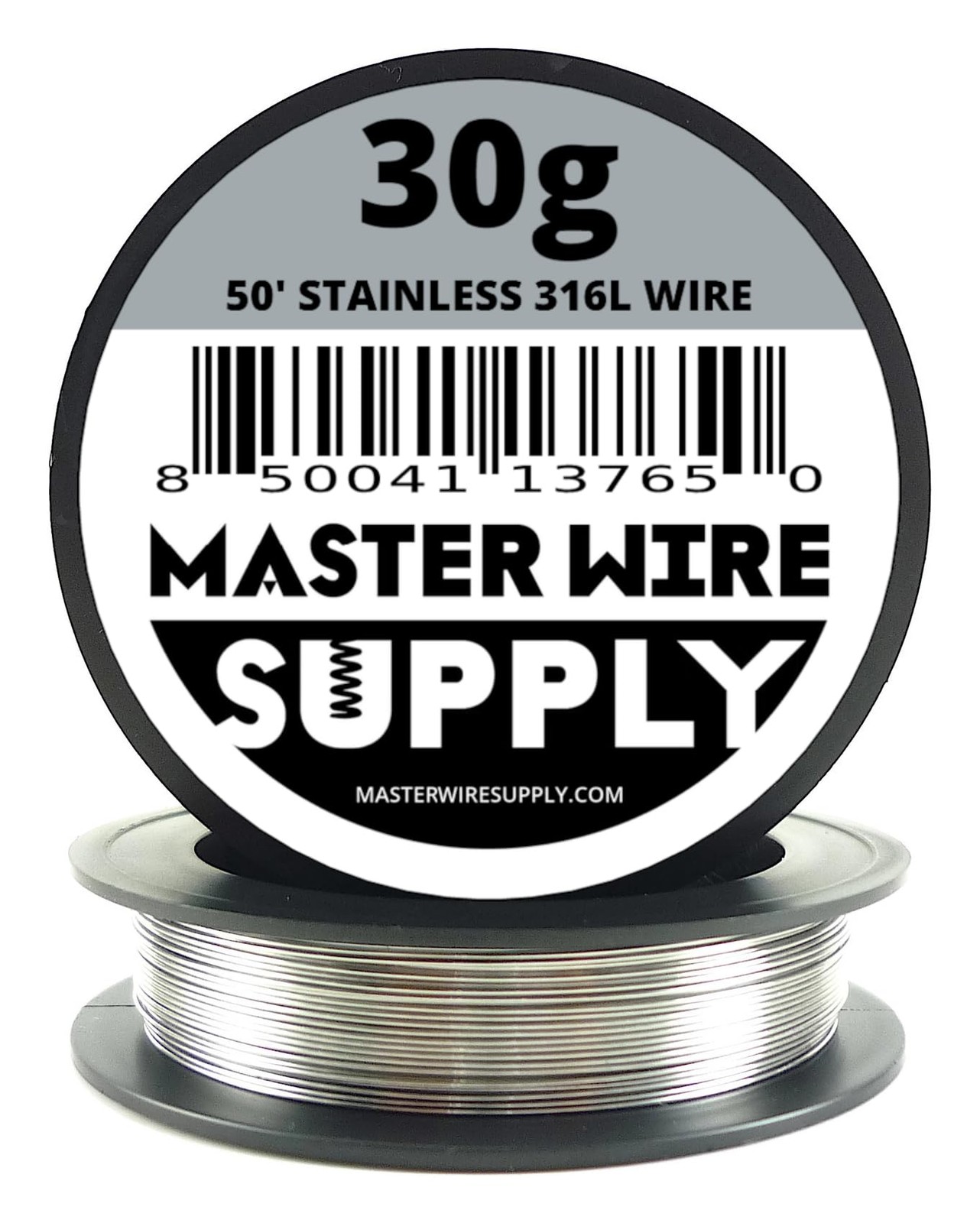 Stainless Steel 316L – 50′ – 30 Gauge Wire – 50ft – 0.25mm – 0.010in – Master…