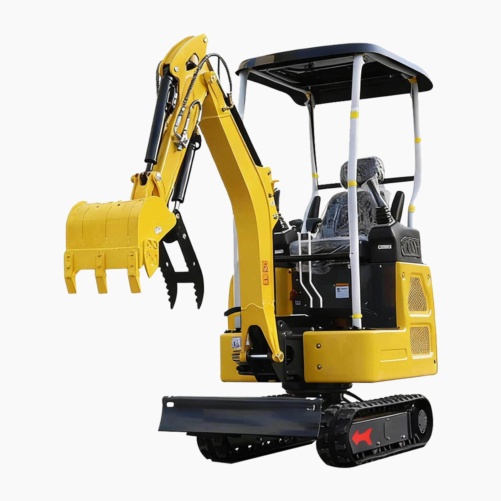 Mini Excavator 1.8 Ton Kubota D722 Crawler Swing Boom Expandable Track Free Ship