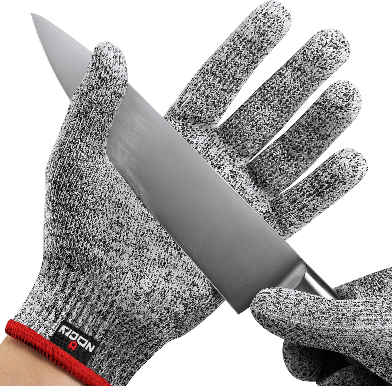 NoCry Premium Cut Resistant Gloves Food Grade — Level 5 Protection; Ambidextrous
