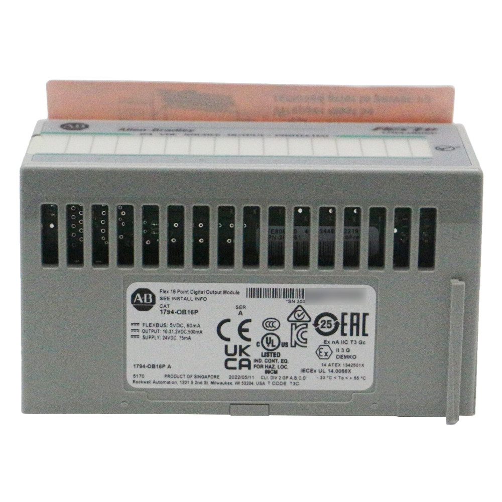 Factory Sealed AB 1794-OB16P Flex 16 Point Digital Output Module 1794OB16P