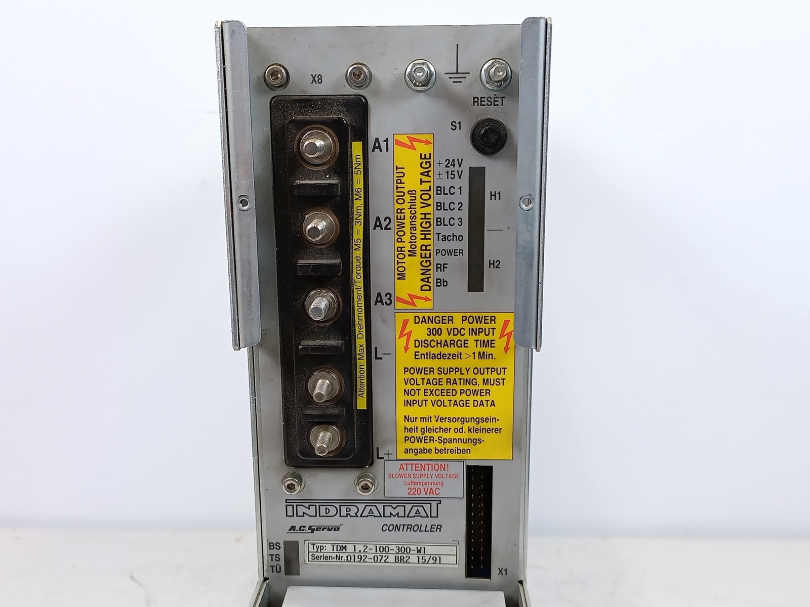 Indramat TDM1.2-100-300-W1 AC Servo Controller