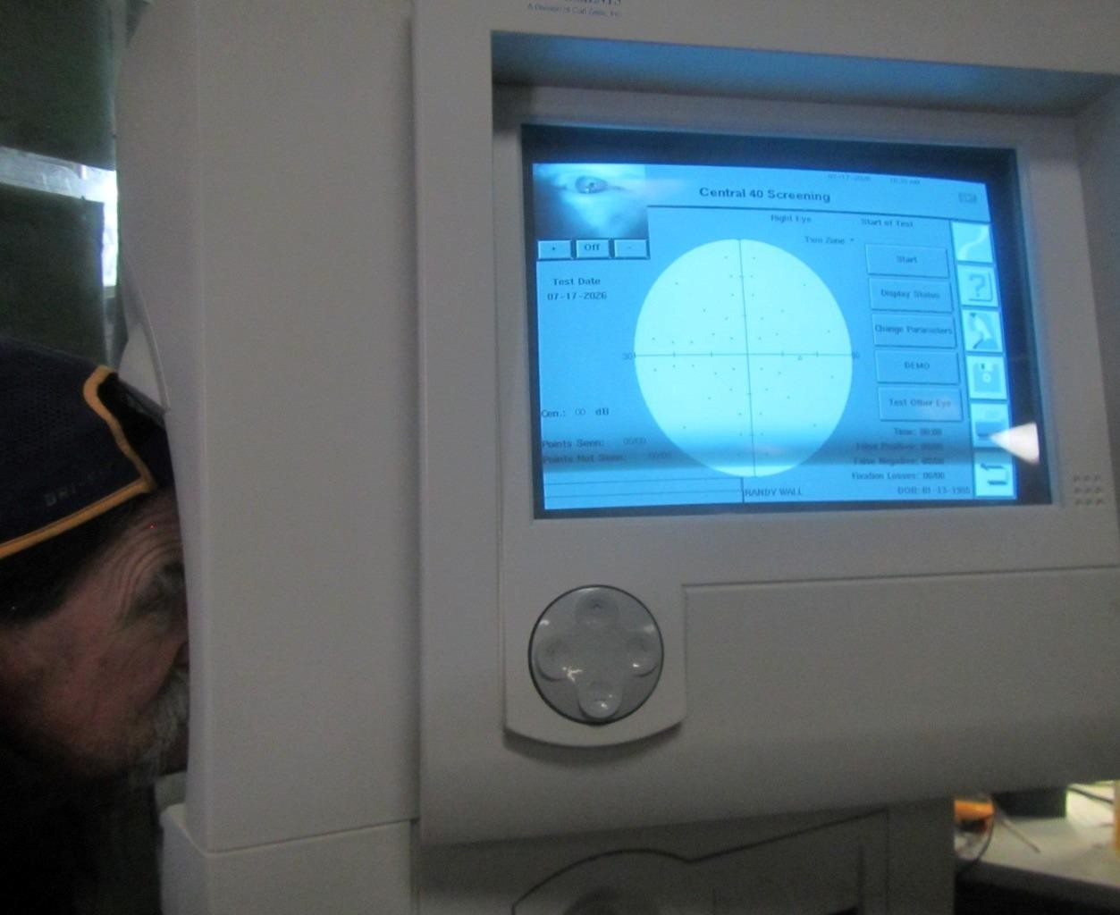 Zeiss Humphrey HFA II 745 Ophthalmic Visual Field Analyzer w/ Printer & Table