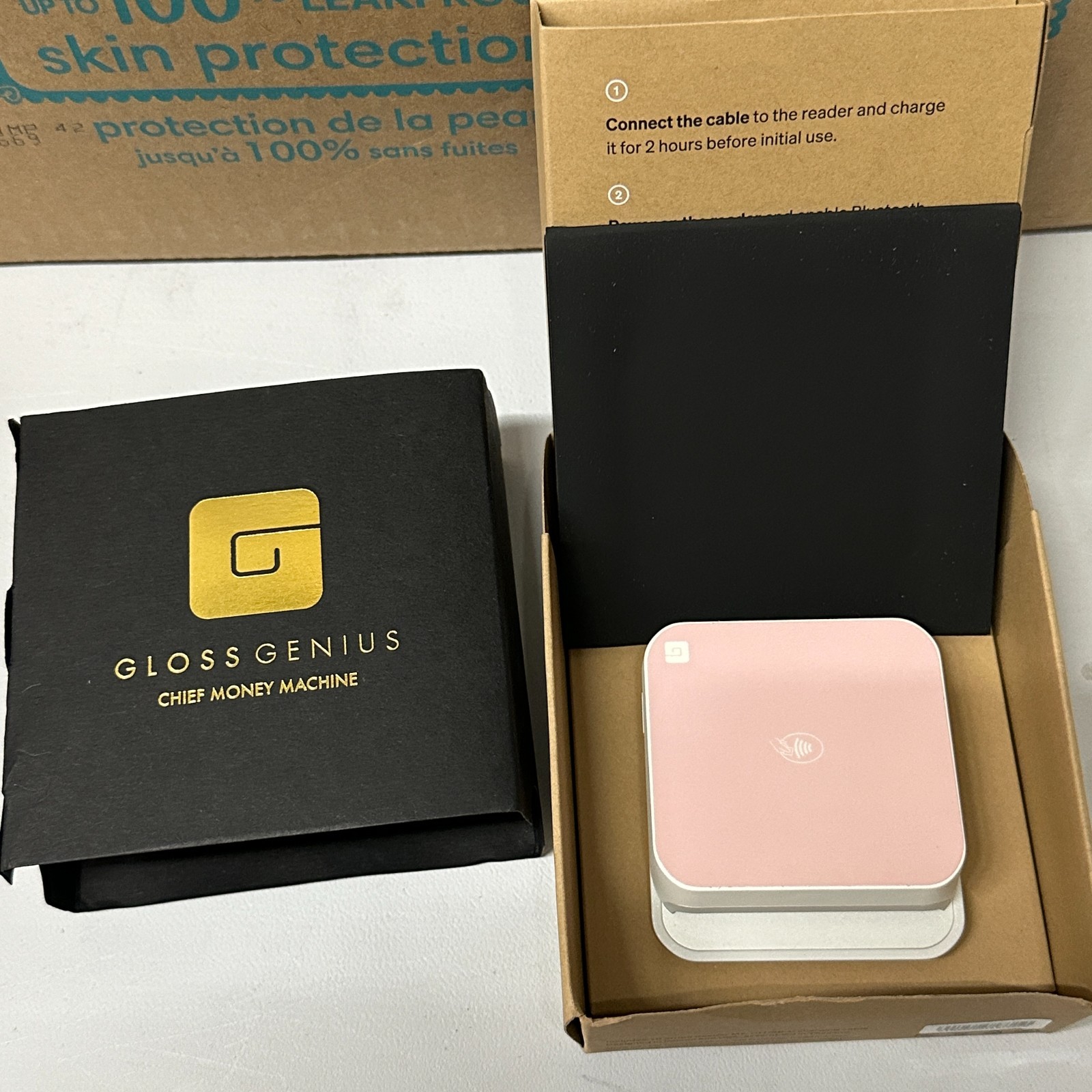 Gloss Genius Chief Money Machine Credit Card Reader Pink NEW