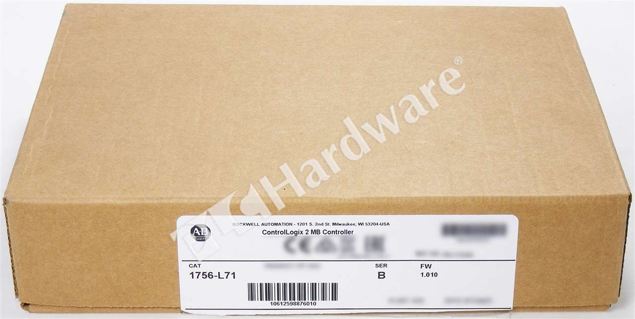 Open Pre-owned Allen Bradley 1756-L71 /B ControlLogix 5571 2MB Memory Controller