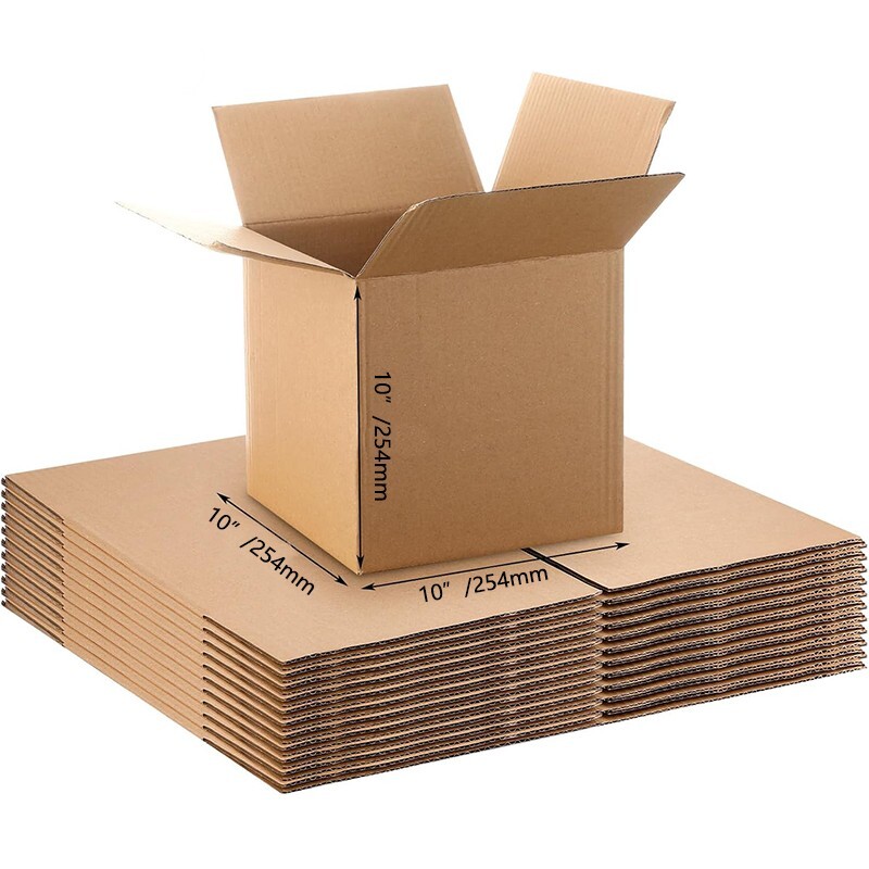 10 x 10 x 10 small shipping box, 5~20 pieces | for packaging, handling, storage