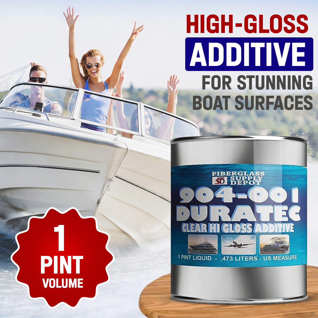904-001 Duratec Clear Hi-Gloss Additive for Gelcoat (Pint)