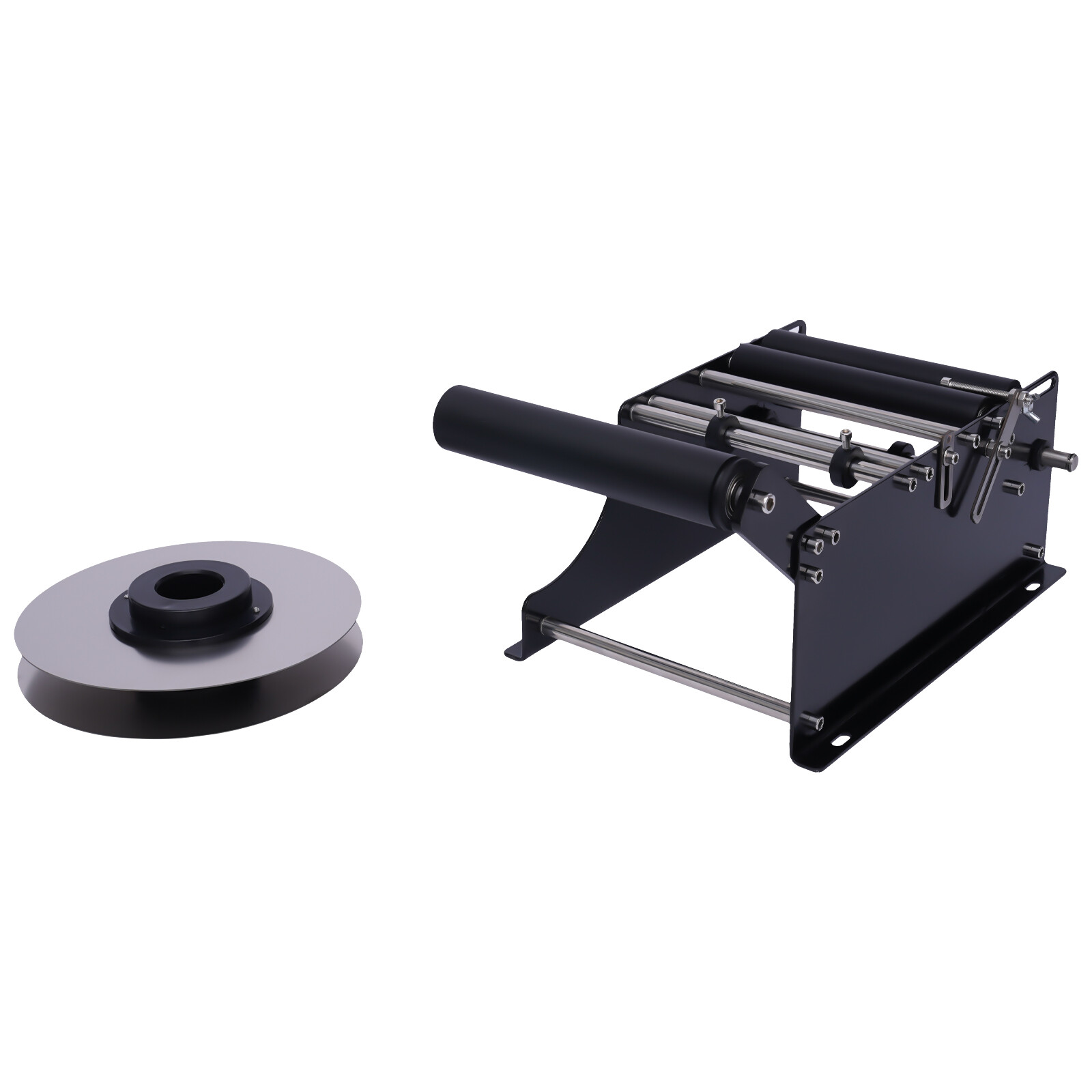 Manual Round Bottle Labelling Machine Plastic Glass Bottle Label Applicator USA