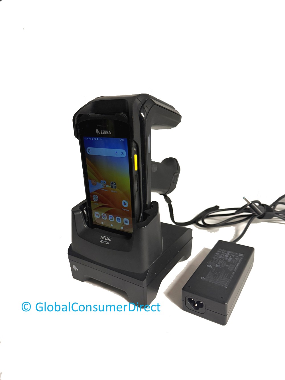 Zebra TC210K-01A423 TC21 RFD4030-G00B700-E8 CRD1SOT-RFD40-TC2X-COM-1R RFID KIT
