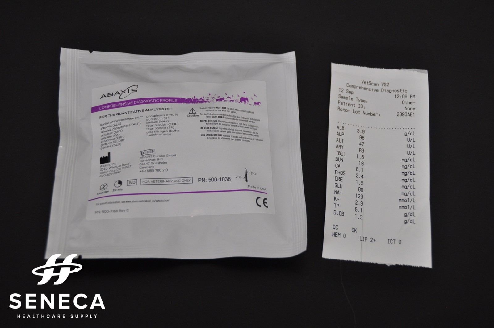 ABAXIS ZOETIS VETSCAN VS2 VETERINARY CHEMISTRY BLOOD ANALYZER (2nd Generation)