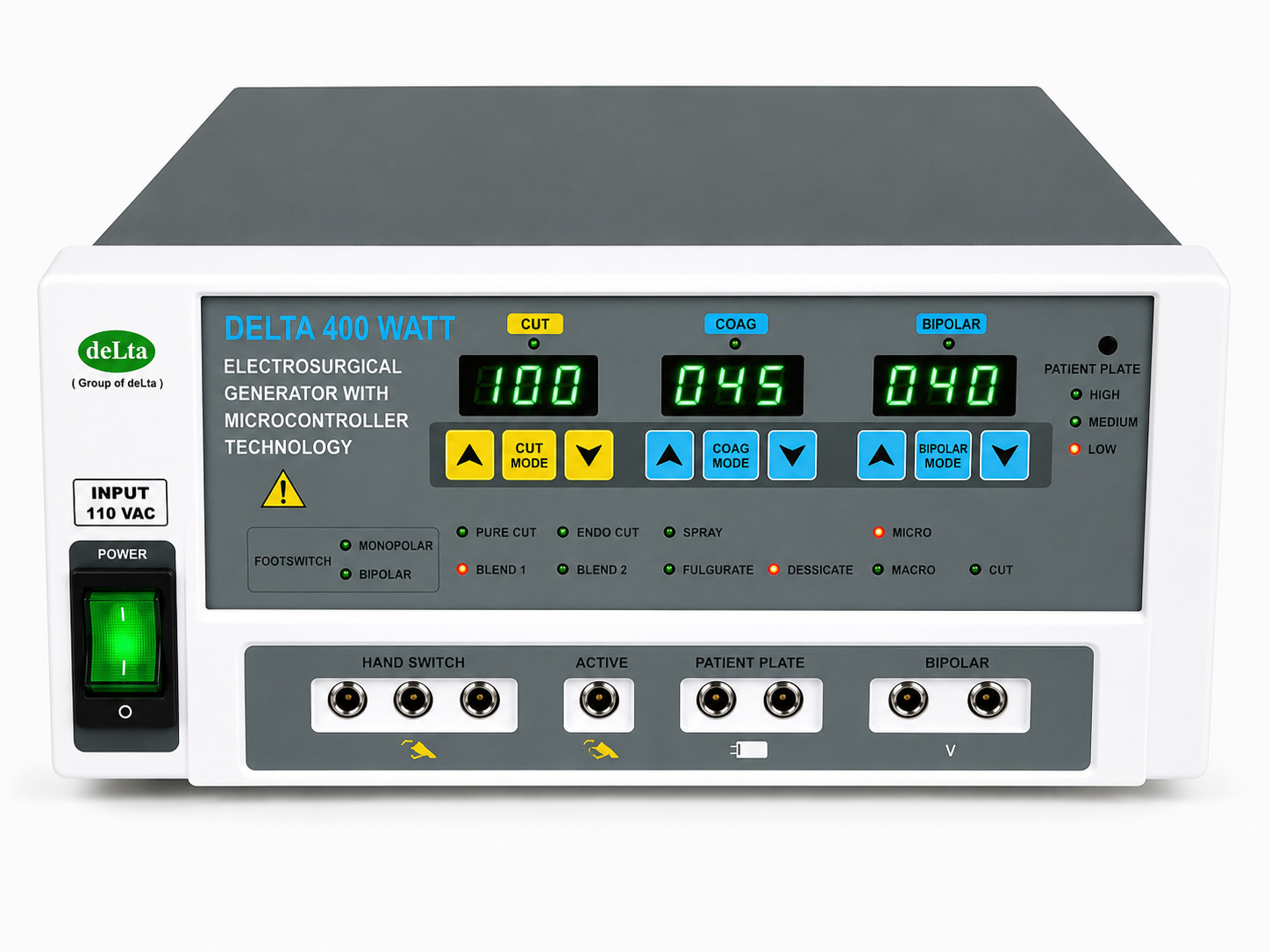 Delta Electro surgical Cautery G400 Watt Digital Electro Surgical Generator