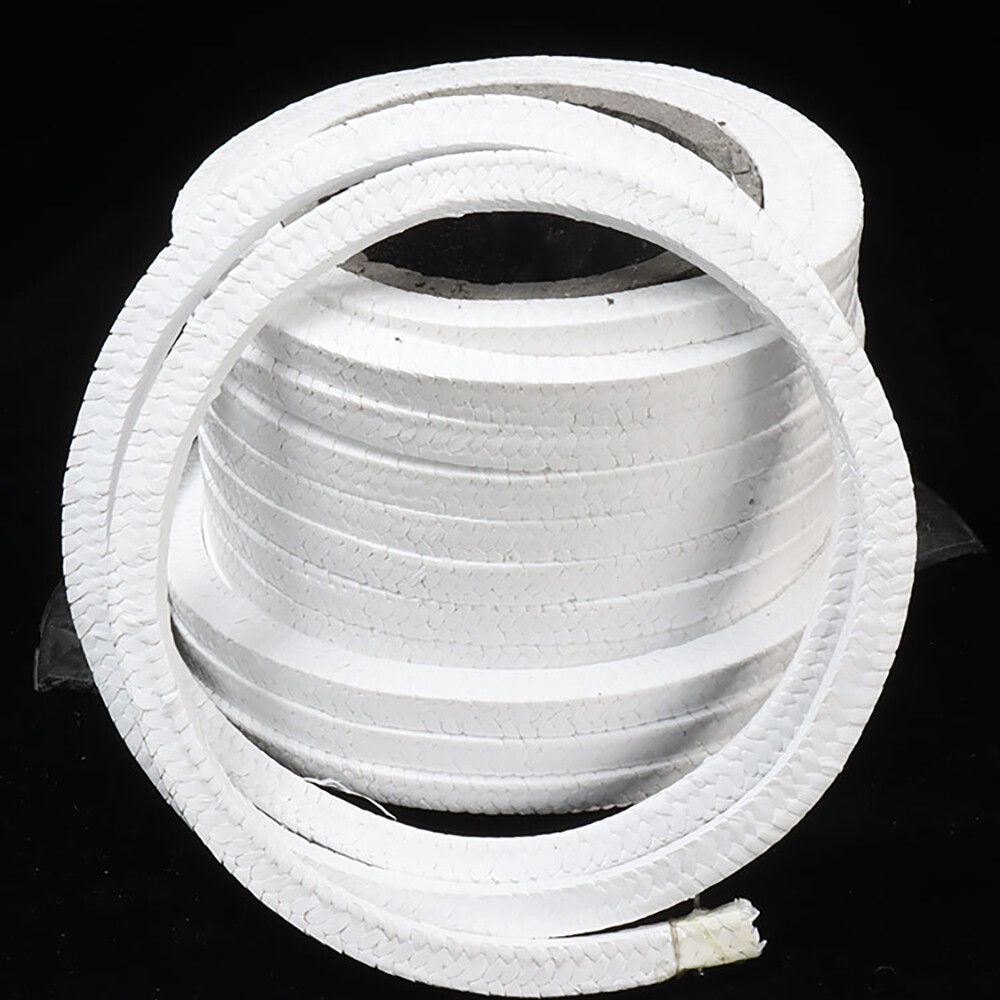 Gland packing /rope/braided Pure PTFE Sizes 4mm to 30mm Rope Shaft seal 1m long