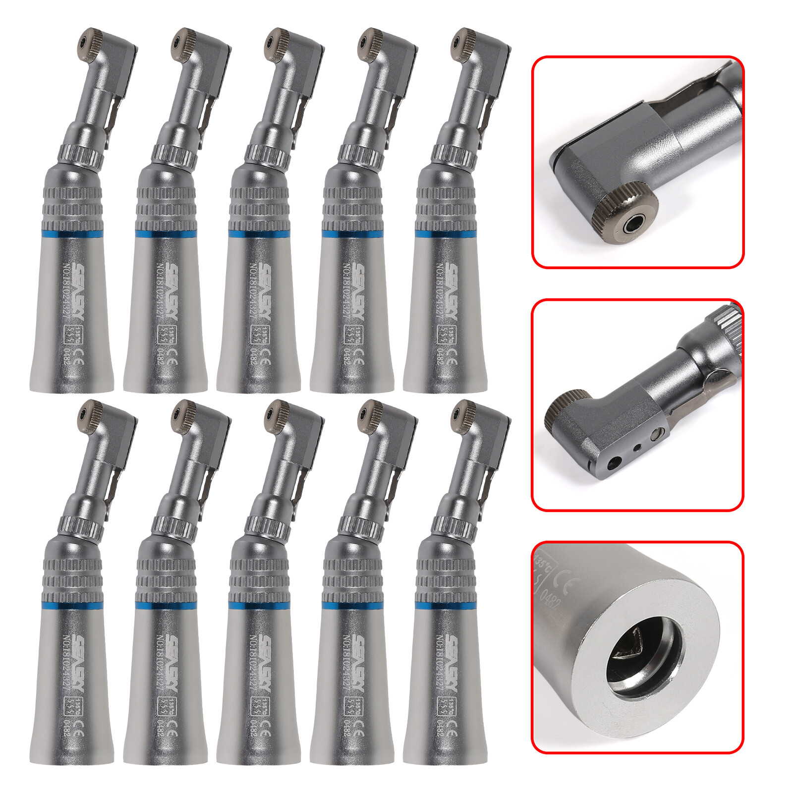 USA SEASKY Dental Slow Low Speed Handpiece Contra Angle Latch E-Type Attach YP