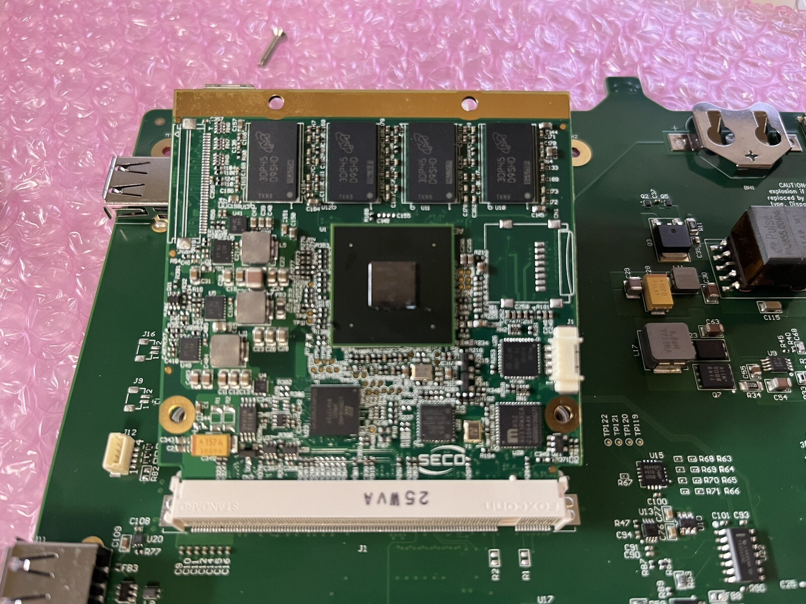 SECO Q7 Computer On Module NXP i.MX 6 Processor w/ Carrier Board SOM-Q7-MX6 NEW