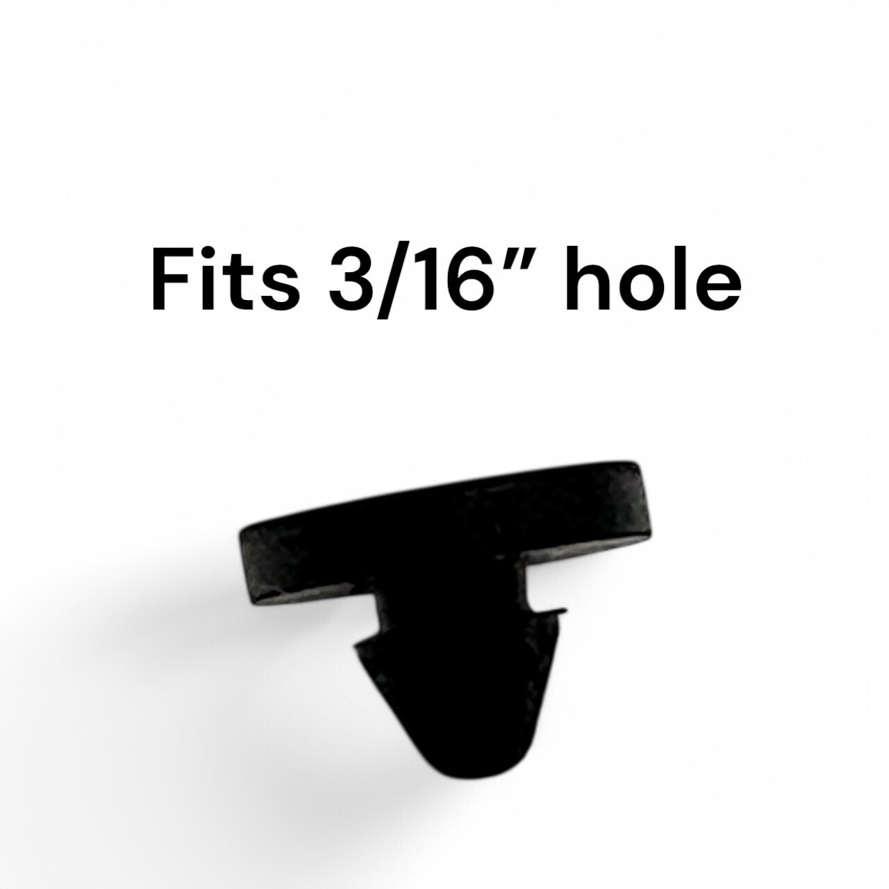 Small Rubber Push-in Ridged Stem Bumpers 1/2″ Diam – Feet – Fits 3/16″ Hole