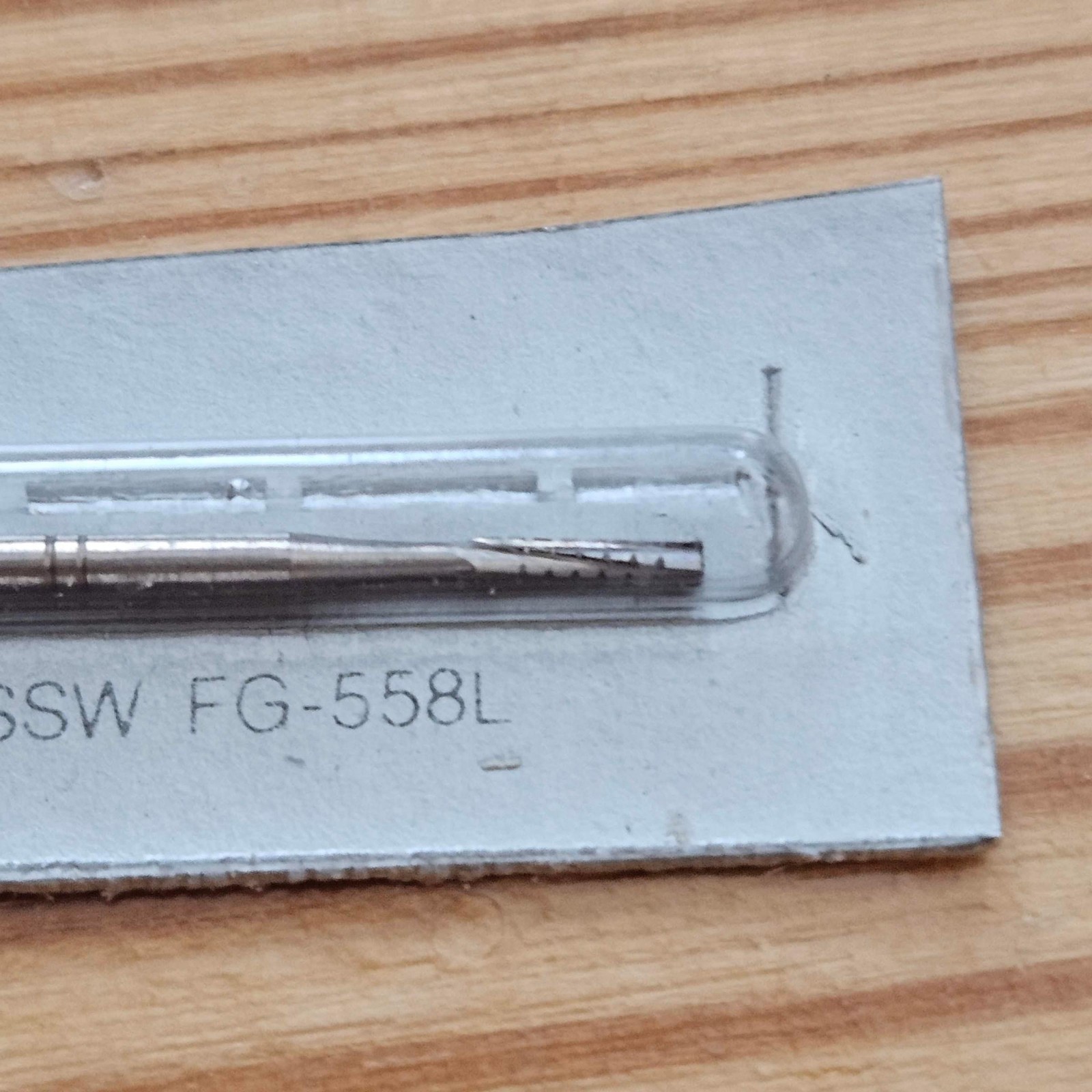 SS White #558L Dental Straight Burs, Carbide Steel, FG High Speed, 58 burs