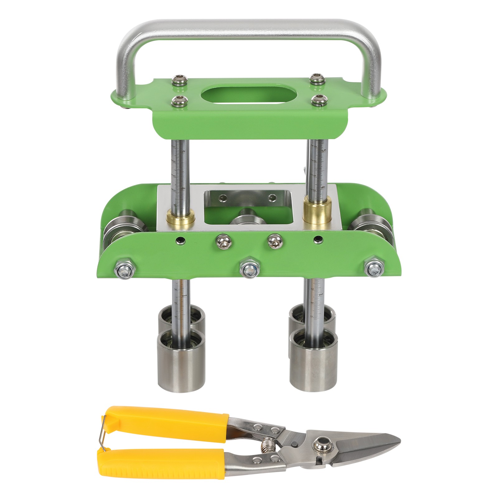 0-90° Metal Bending Tool Green Hand Sheet Metal Bender Bending Machine W/ Shears