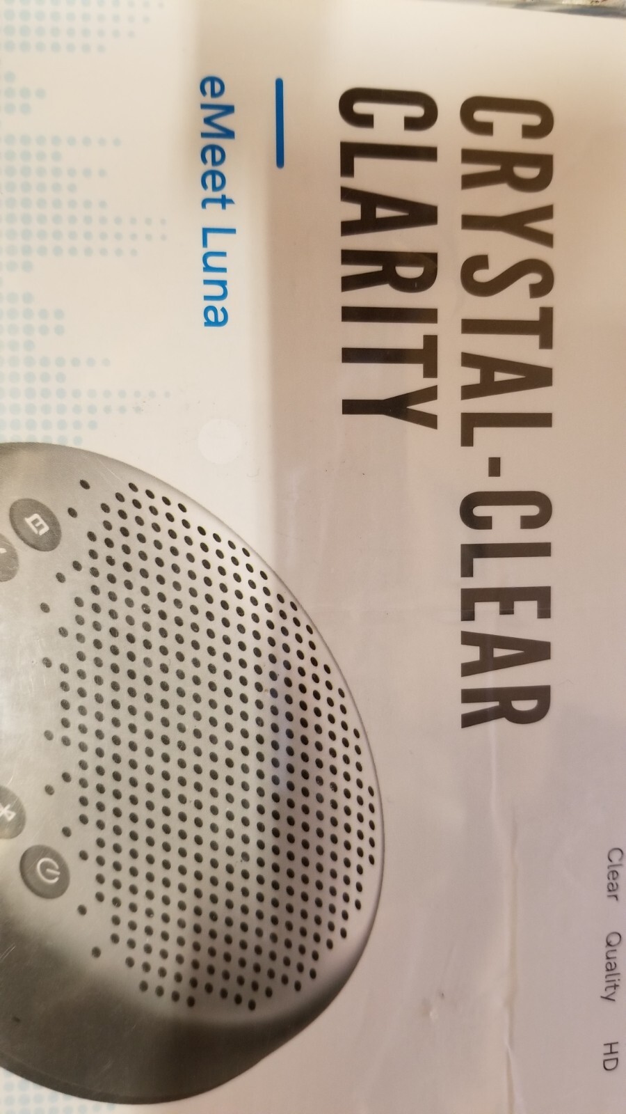 EMEET CRYSTAL-CLEAR CLARITY WIRELESS SPEAKER PHONE eMeet Luna