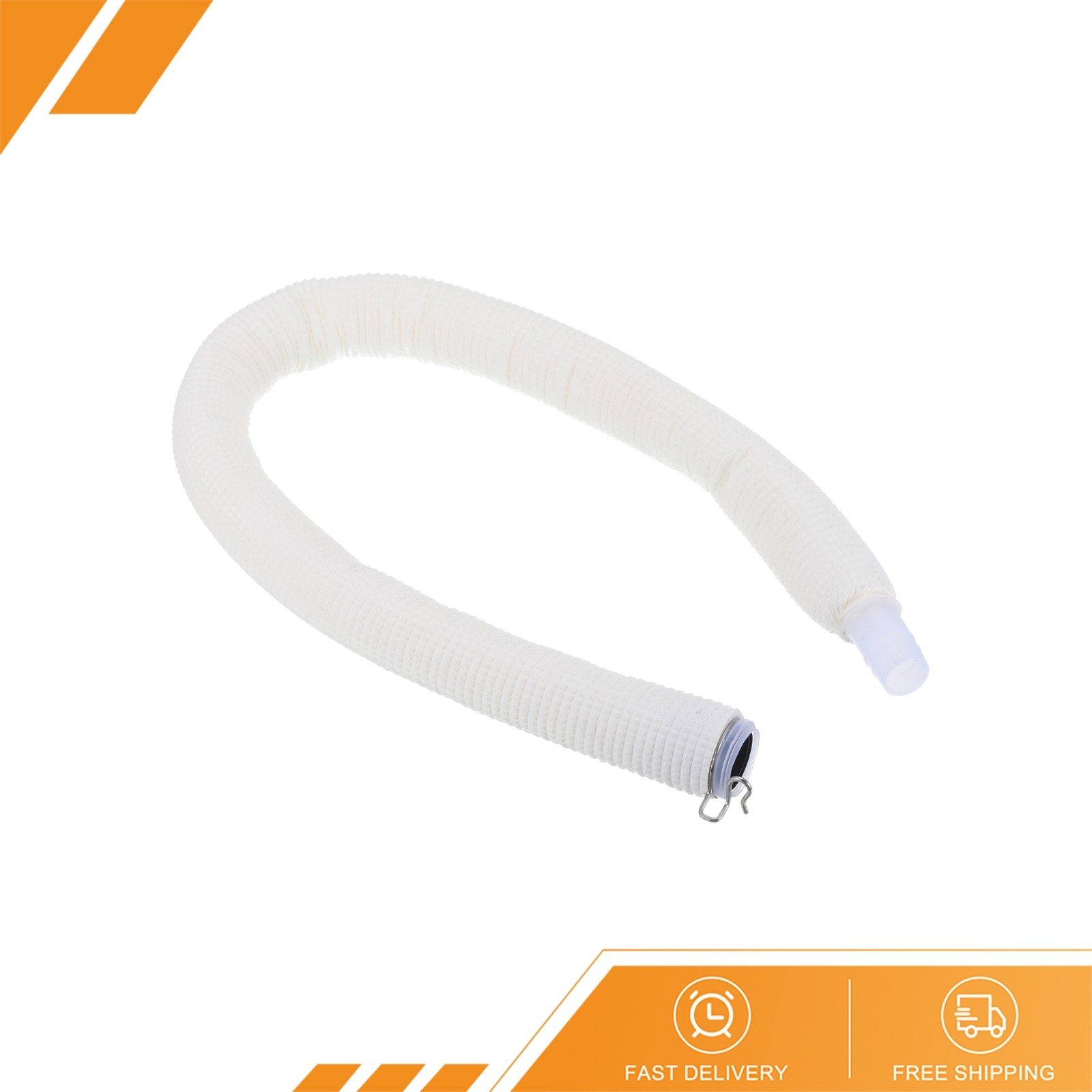 2 Ft Drain Hose Flexible Air Conditioner Water Pipe Insulated Universal Tube