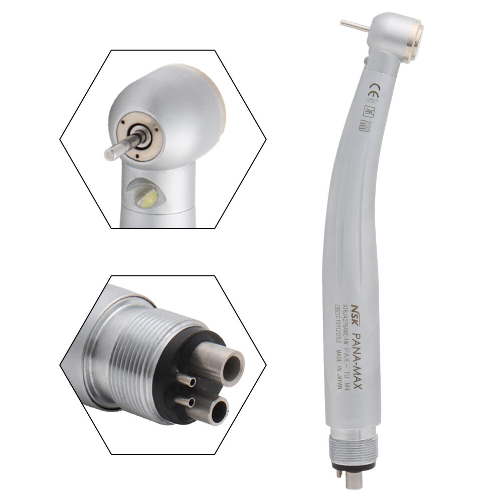 Dental High Speed LED Handpiece Fiber Optic Egenerator Handpiece NSK Pana Max US