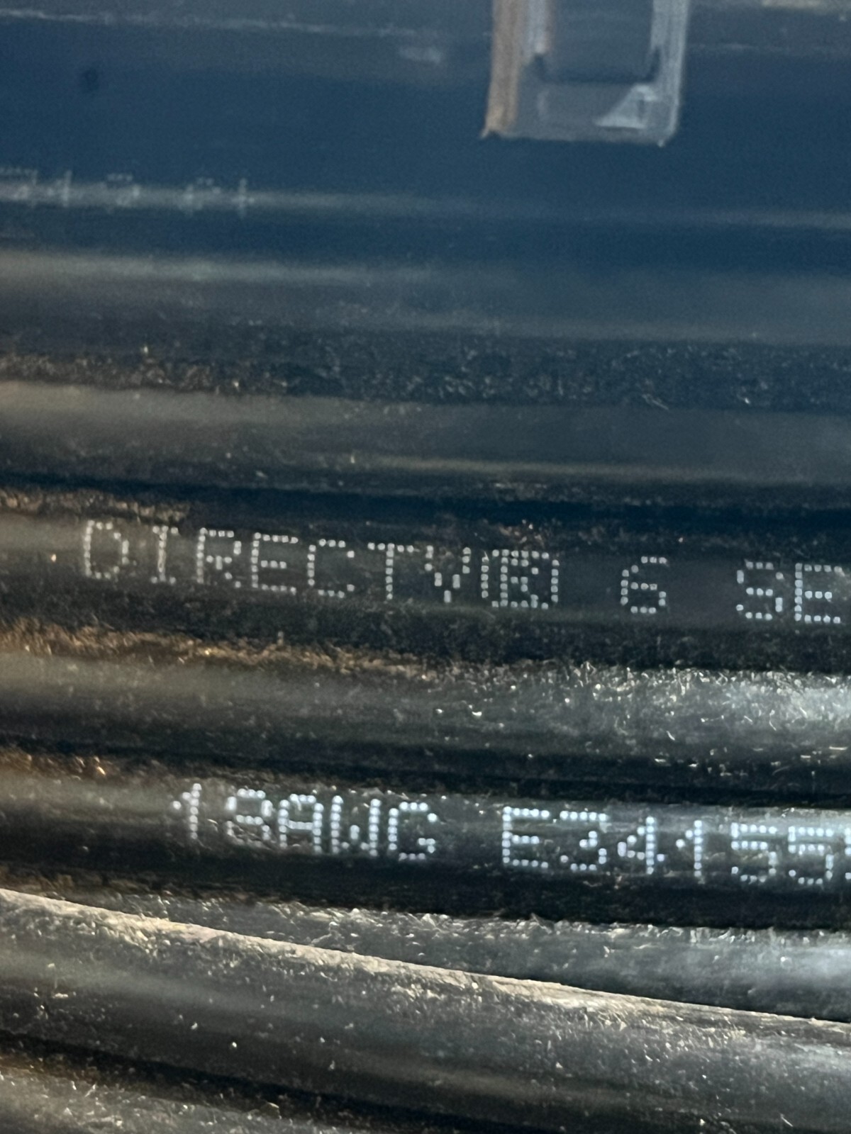 Perfect Vision Dual Coaxial Cable Black Solid Copper CB2B06DSCR0-05 700FT 18AWG